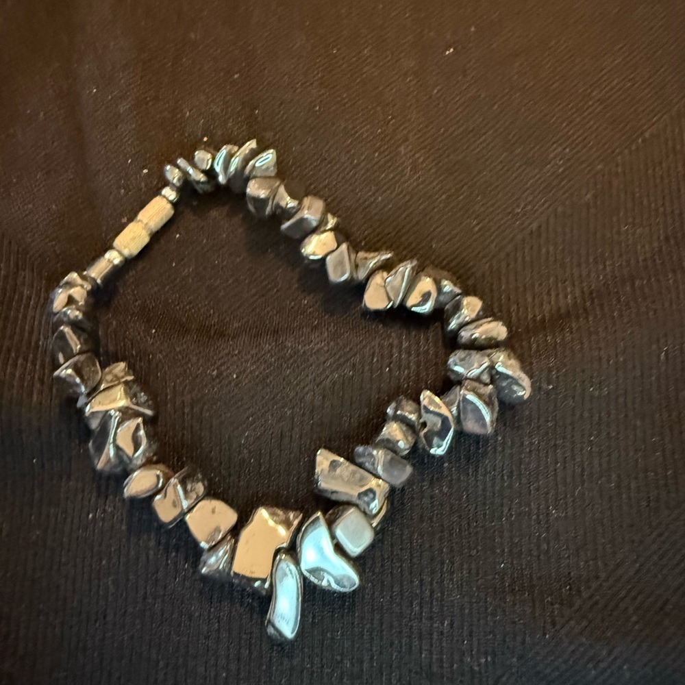 Black Stone magnet Bracelet